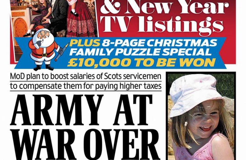 Andrew Bowie Army Tax Rise