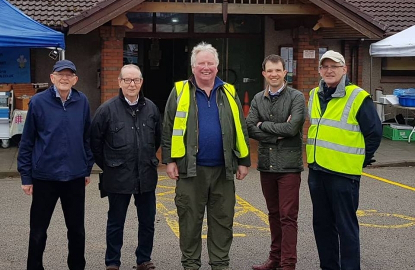 Andrew Visits Westhill Market 