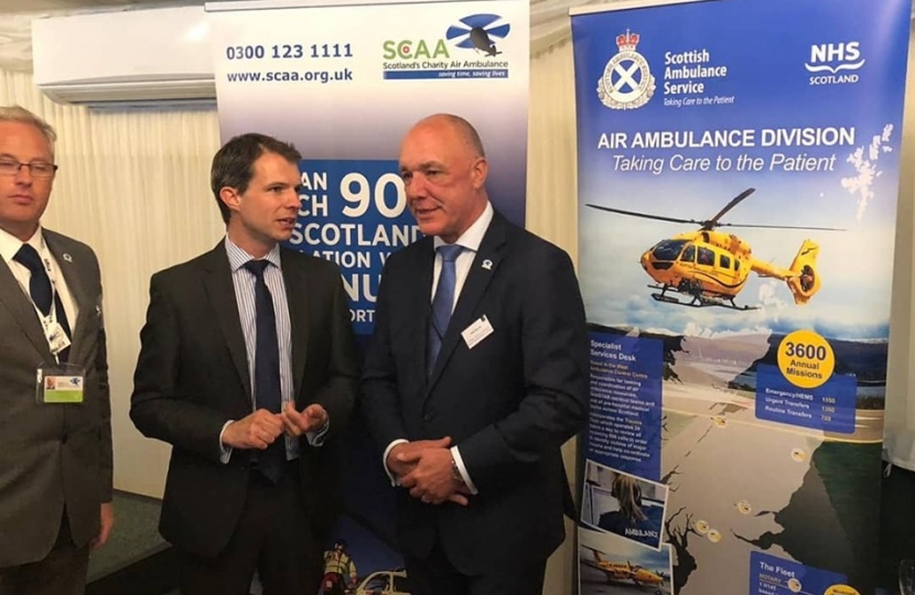 Andrew Addresses Air Ambulance Association 