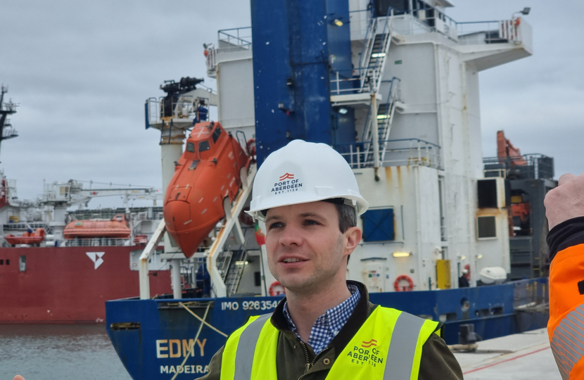 Andrew at the Port of Aberdeen