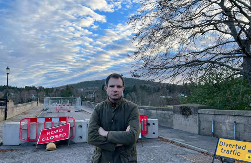 Andrew at Aboyne Bridge