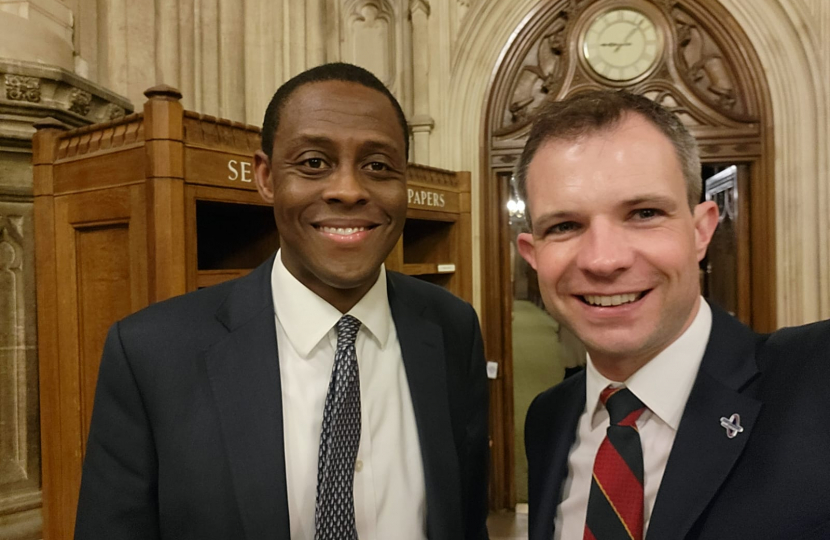 Andrew Bowie MP and Bim Afolami MP