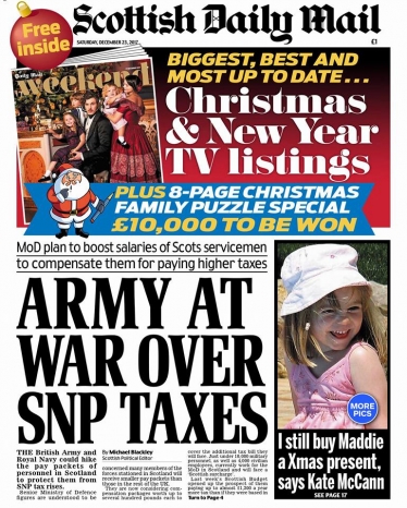 Andrew Bowie Army Tax Rise