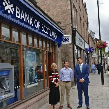 Bank of Scotland Visit in Banchory