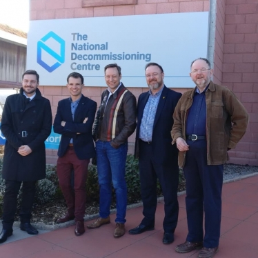 Andrew visits National Decommissioning Centre