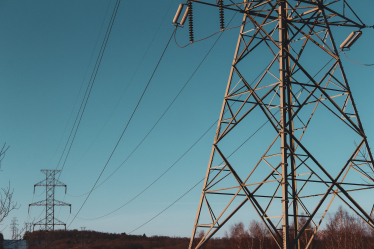 Stock image pylons