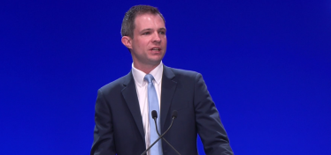 Andrew Bowie speaking at Scottish Conservative Conference 